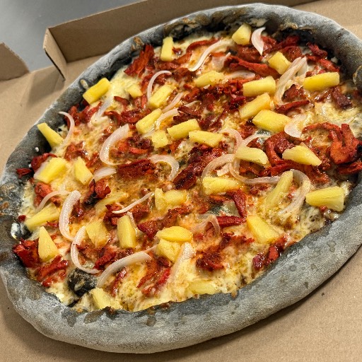 Pizza pastor clásica CON MASA OSCURA👻
