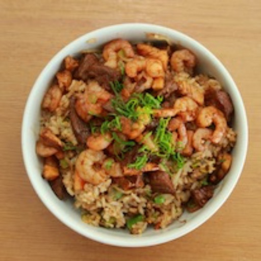 Yakimeshi de verduras