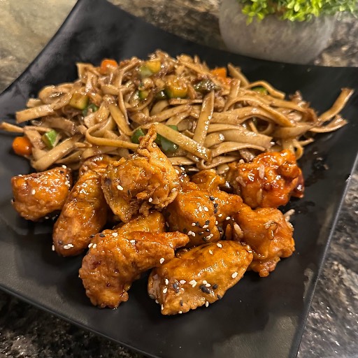 Comida china + bebida