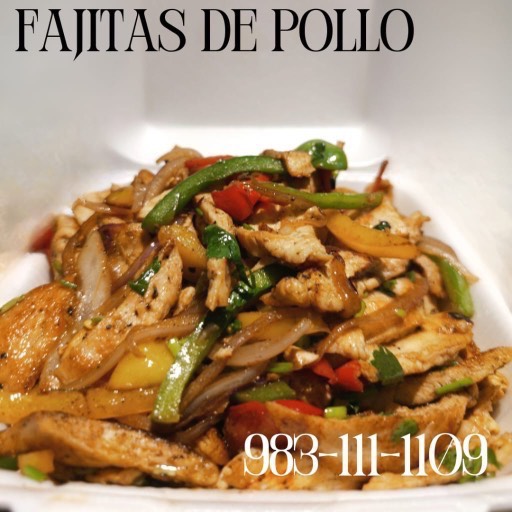 1/2 kilo de Fajitas de pollo 