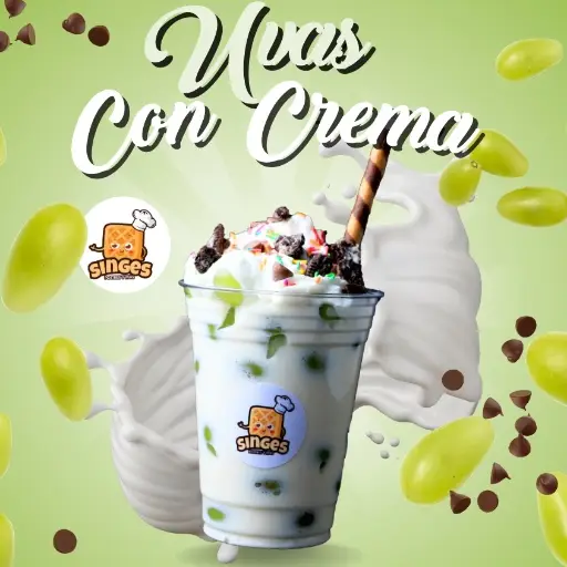 UVAS CON CREMA