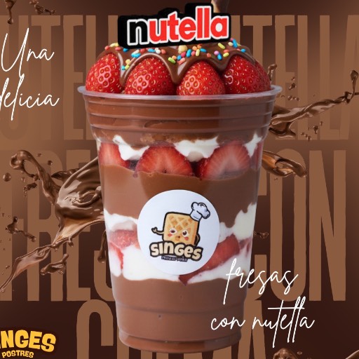 FRESAS CON NUTELLA