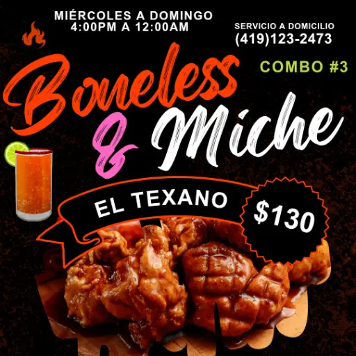 COMBO #3 BONELESS & MICHE