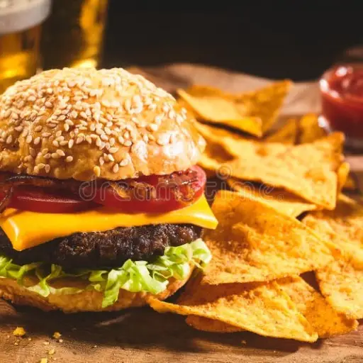 Hamburguesa sencilla 