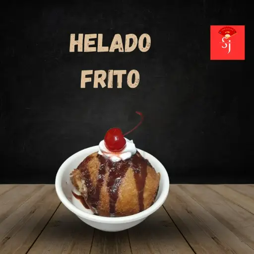 Postre Helado Frito