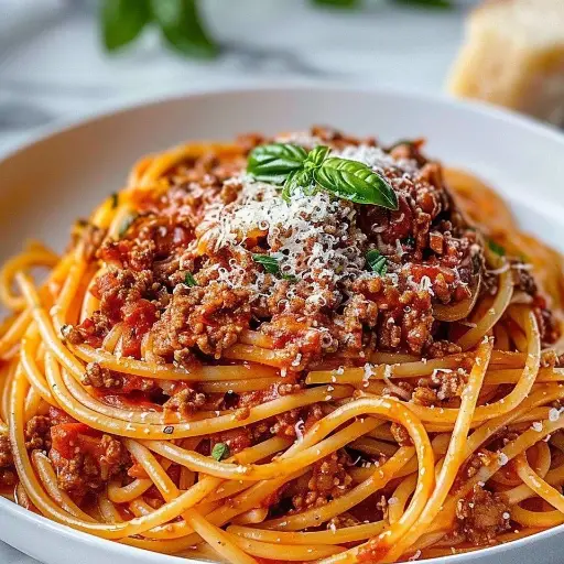 Spaguetti a la Boloñesa