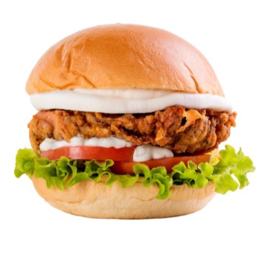 Hamburguesa pollo crujiente 