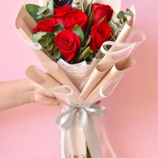 Nuevo Ramo de 6 Rosas