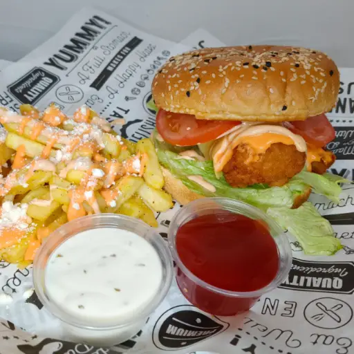 Hamburguesa de pollo