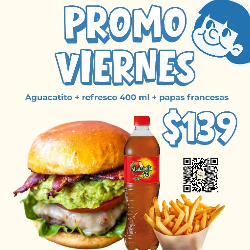 Promo Viernes 🍔🥑🥤