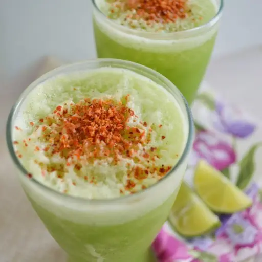 Frappé de pepino con limón