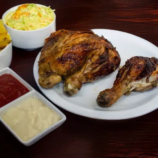 1 Cuarto de Pierna y Cadera + 1 Presa Adicional