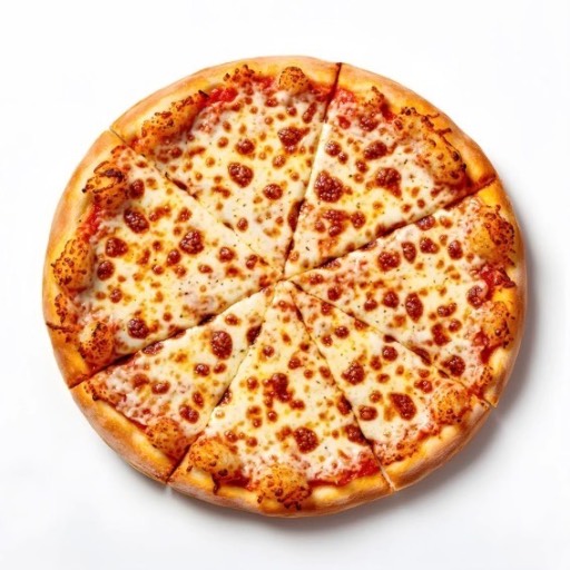 Pizza de queso. 🧀