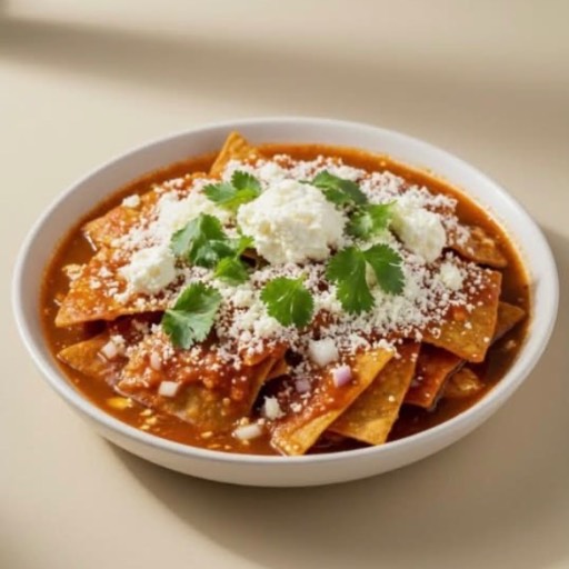 Chilaquiles rojos. 