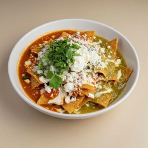 Chilaquiles divorciados. 
