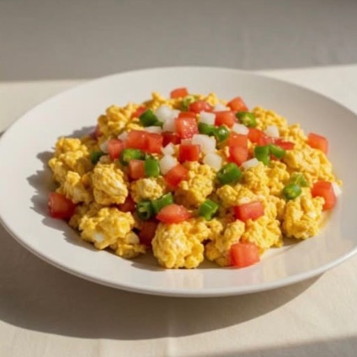 Huevos a la mexicana.