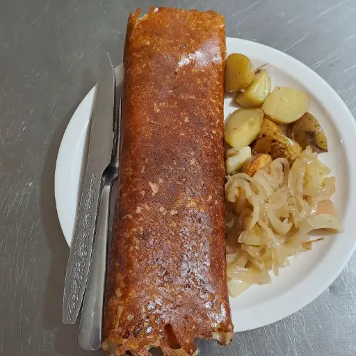 Costra de queso de trompo 