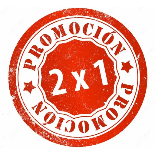 Promoción de pizza 2x1