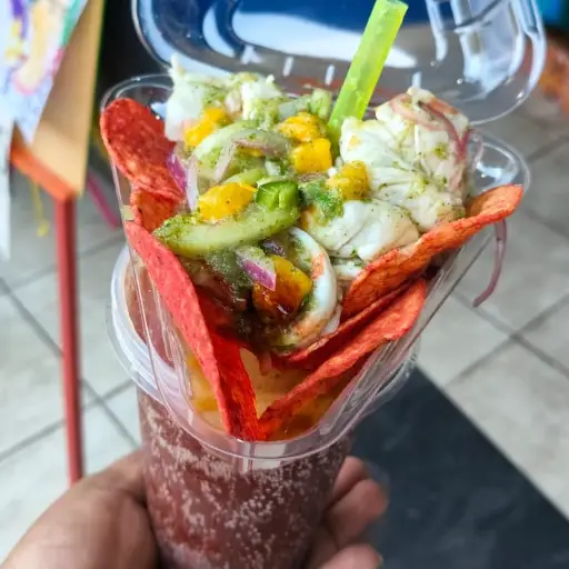 Michelada marisquera con AGUACHILE 