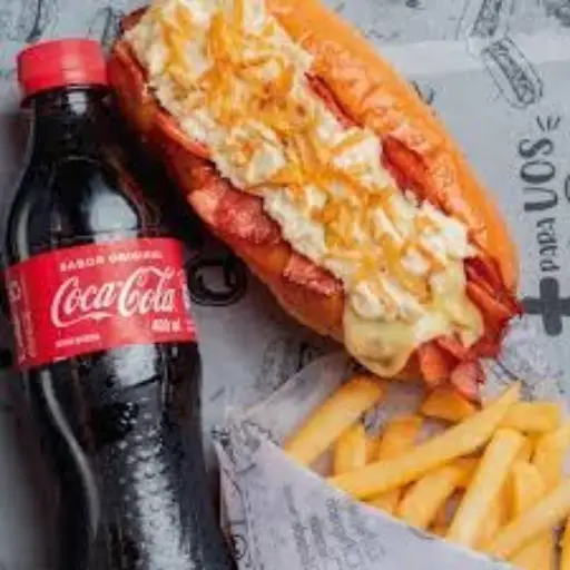 SUMALE PAPAS Y GASEOSA A TU PERRO