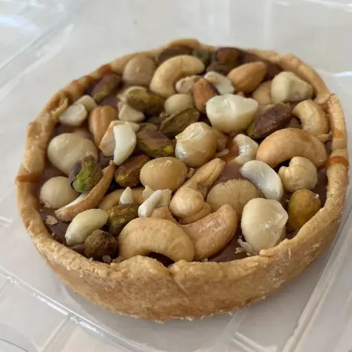 Tarta de nueces individual