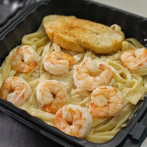 Pastas con Camarones