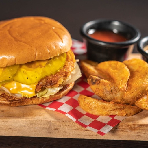 Crunchy burger doble