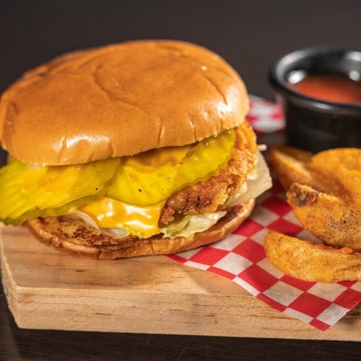 Crunchy burger + 2 extras