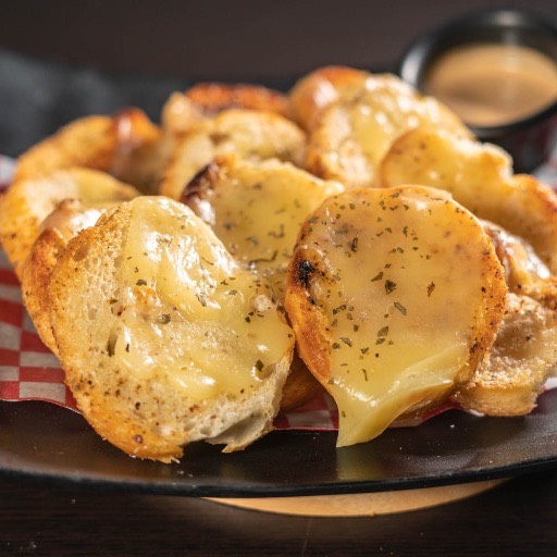 Panes con ajo y queso