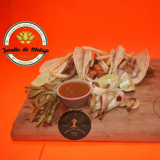 Tacos al carbon y Plancha