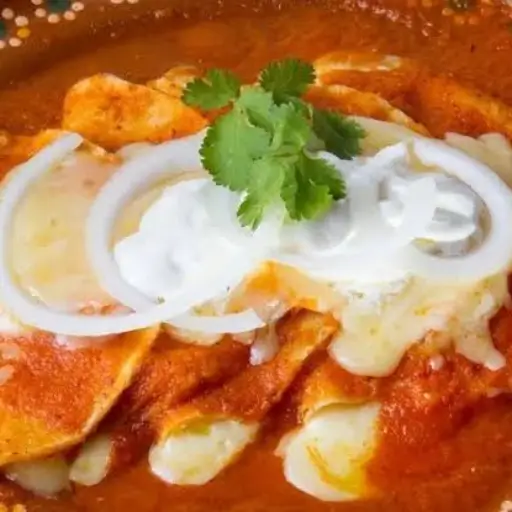 ENCHILADAS  ROJAS