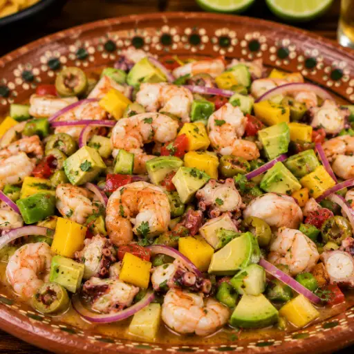 Ensalada de Pulpo y Camarones 