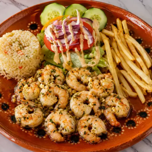 Camarones al ajillo
