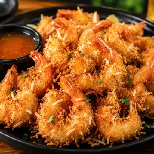 Camarones al coco 