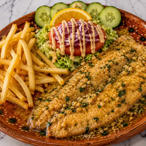 Filete de pescado al mojo 