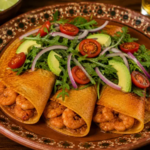Quesadillas de camarón 