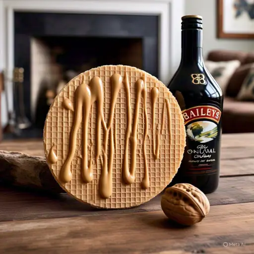 Oblea De Baileys Con Nuez 