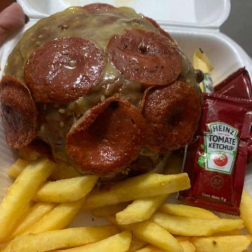 Pizza burger 