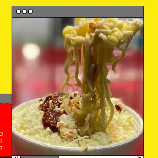 Maruchan con elote