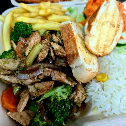 Fajitas con verduras 