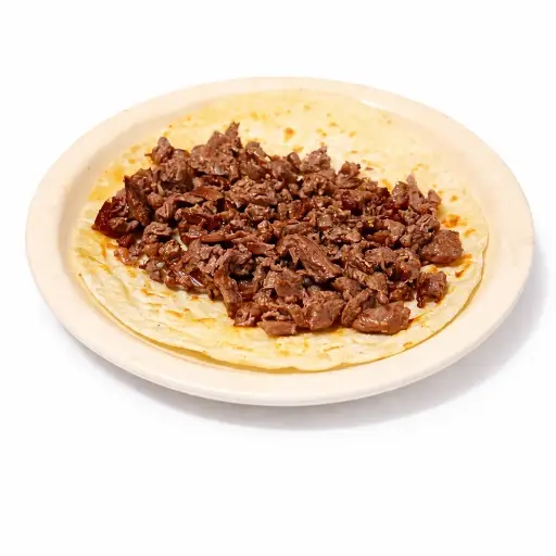 Taco de arrachera en harina