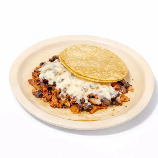 Taco mixto en maíz