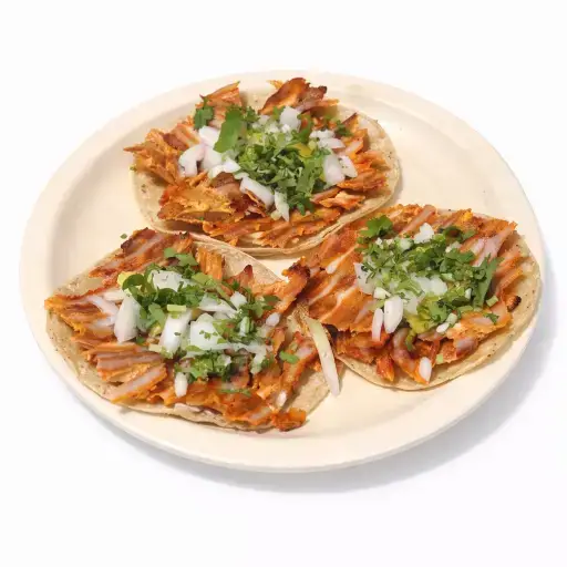 Taco de pastor en maíz promoción