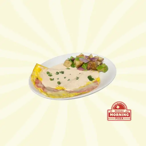 Omelette Alfredo-Siracha