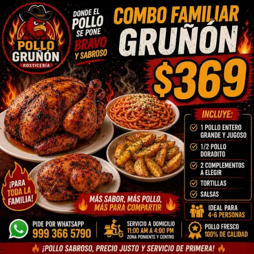 Pollo Y Medio 🍗🔥