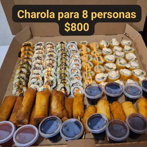 Charola para 10 personas 