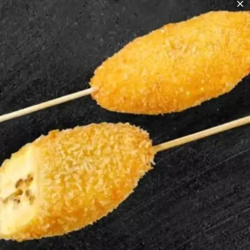 Kushiages de plátano