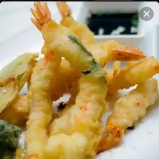 Camarones tempura