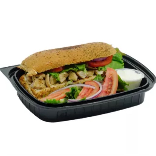 Baguette con ensalada