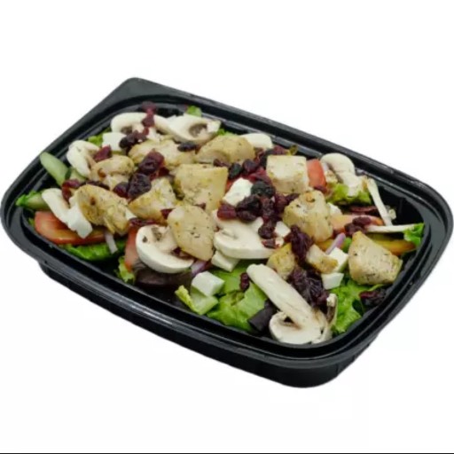 Ensalada de pollo y chapiñones